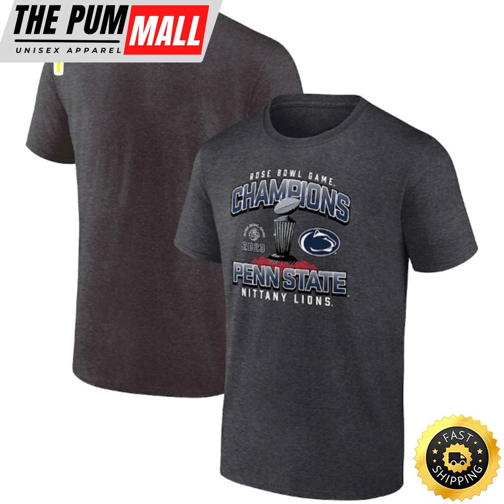 Penn State Nittany Lions Branded 2025 Rose Bowl Champions Hometown Celebration Charcoal T-shirt