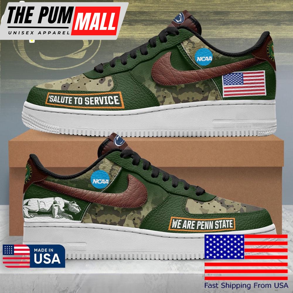 Penn State Nittany Lions Salute To Service Air Force 1 Shoes