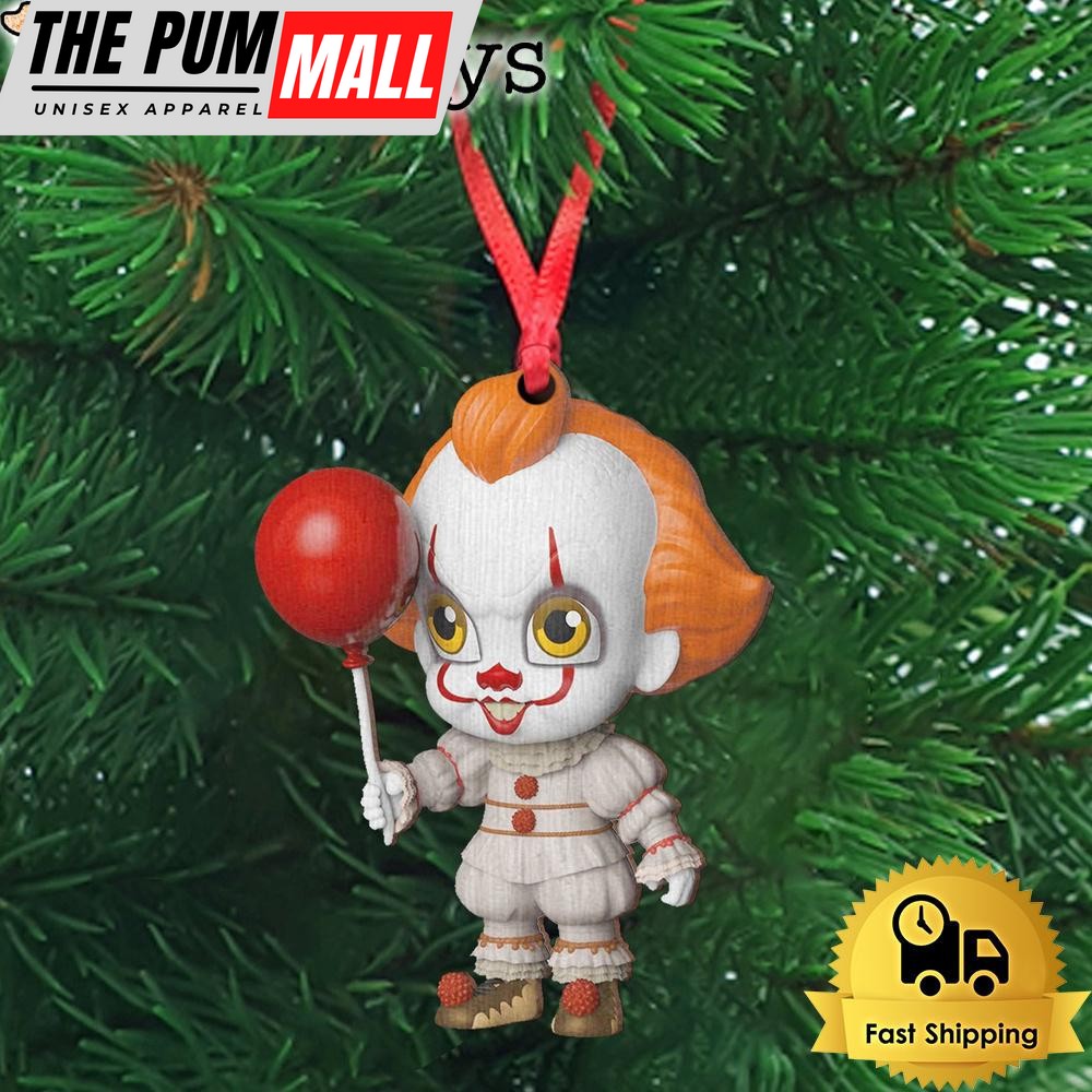 Pennywise With Balloon Wooden Ornament Limited Edition