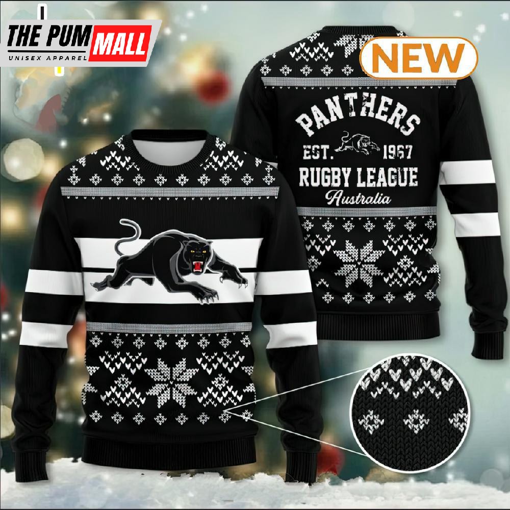 Penrith Panthers Ugly Christmas Sweater Shirt, Sweatshirt