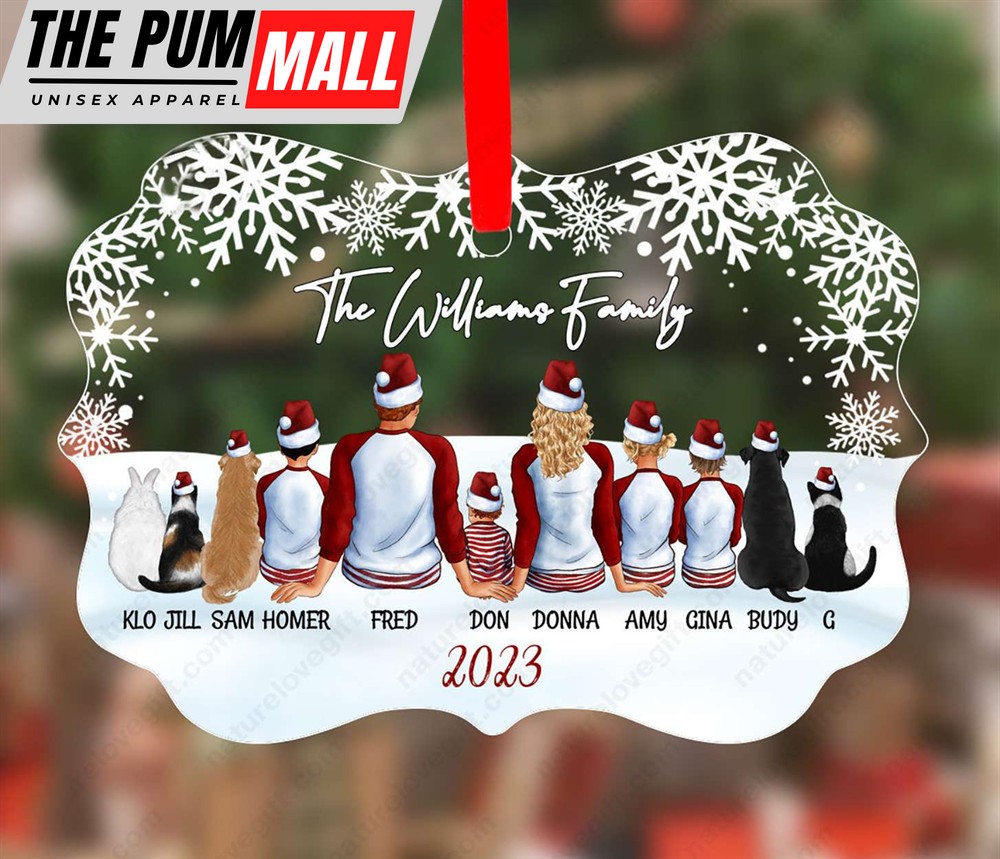 Personalised Family Christmas Tree Ornament Xmas Gift for Mom Dad Limited Edition