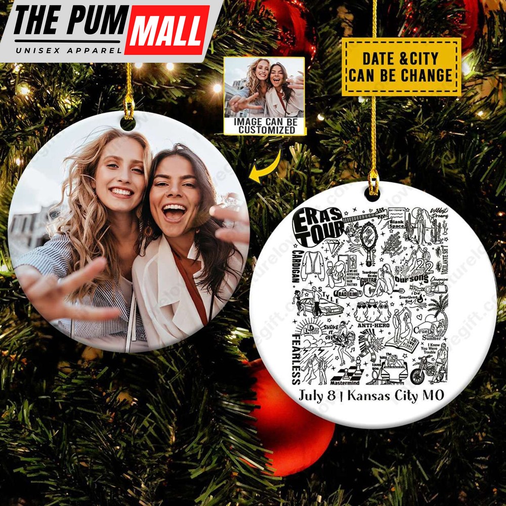 Personalised Photo Taylor Swift Ornament The Eras Tour Swiftie Gifts Limited Edition