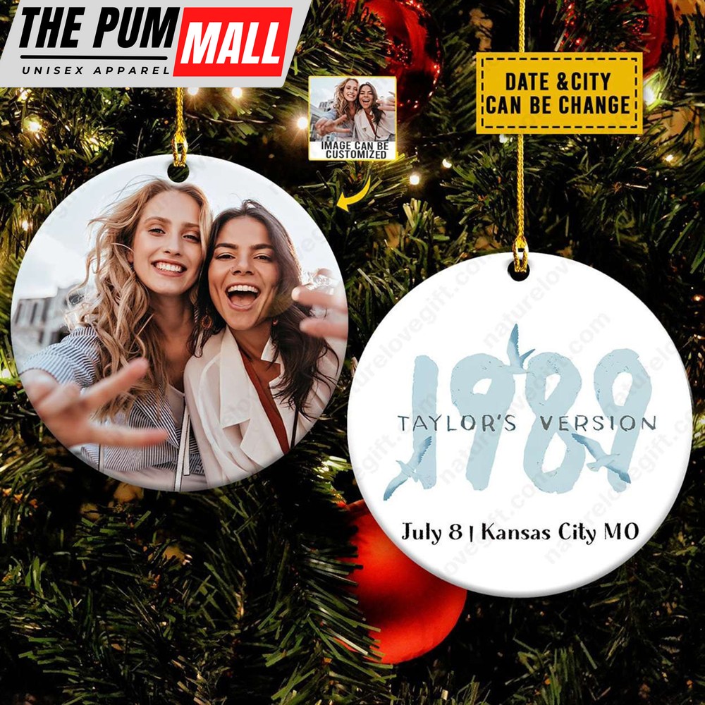 Personalized 1989 Taylor Swift Ornament Swiftie Ceramic Keepsake Xmas Gift Limited Edition