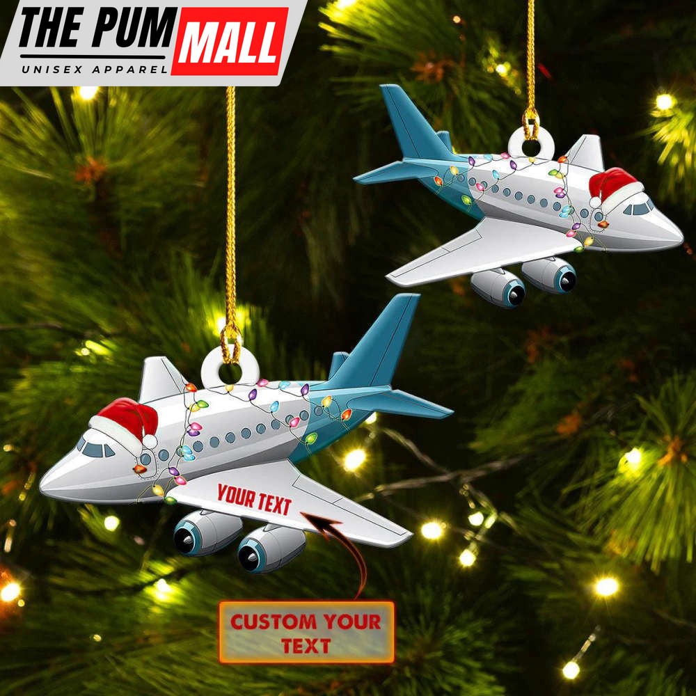 Personalized Airplane Ornament Airplane Christmas Ornaments Gifts Limited Edition