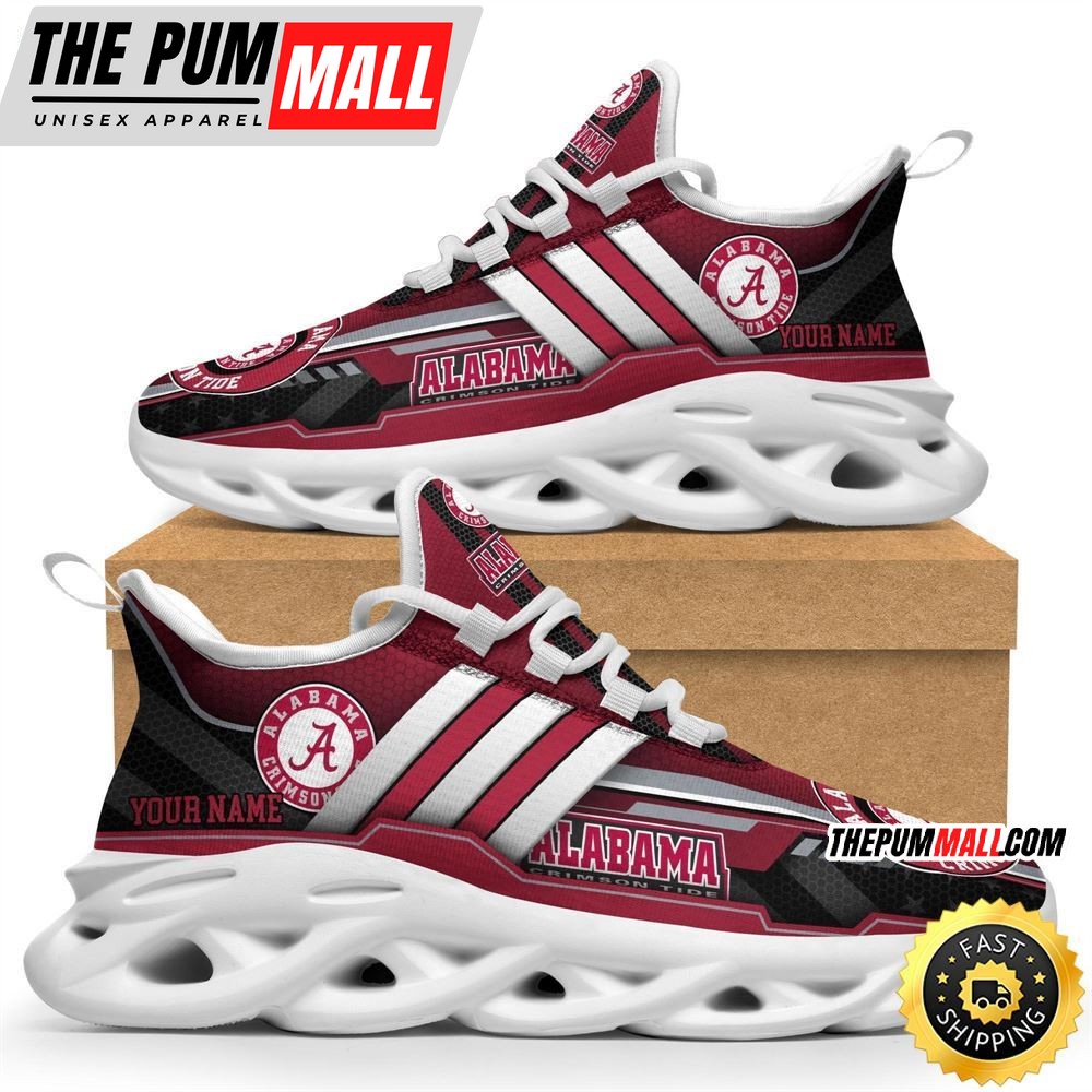 Personalized Alabama Crimson Tide Max Soul Shoes Sneakers Elevate Your Every Step