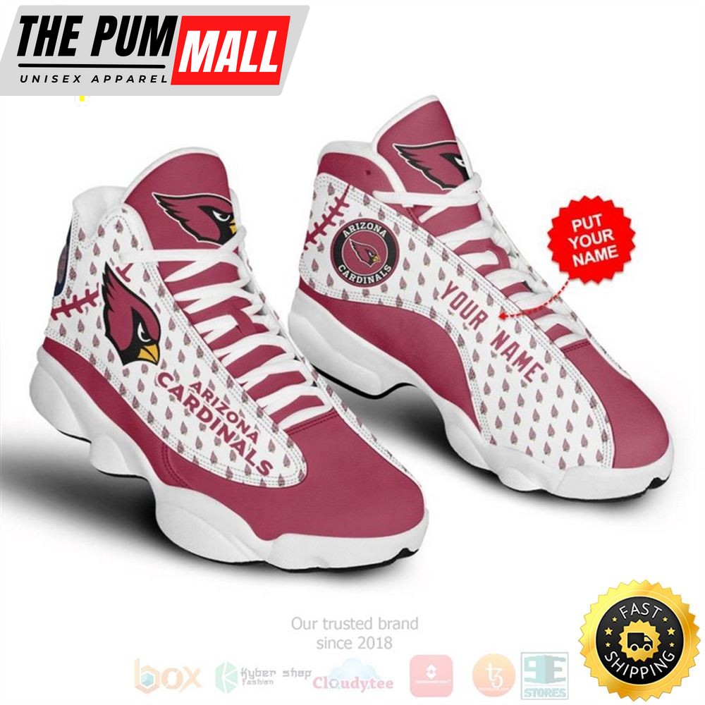 Personalized Arizona Cardinals Nfl Custom Air Jd 13 Shoes