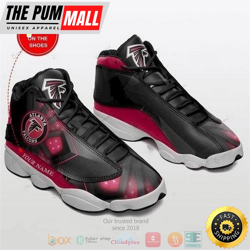 Personalized Atlanta Falcons Nfl Logo Custom Air Jd 13 Shoes
