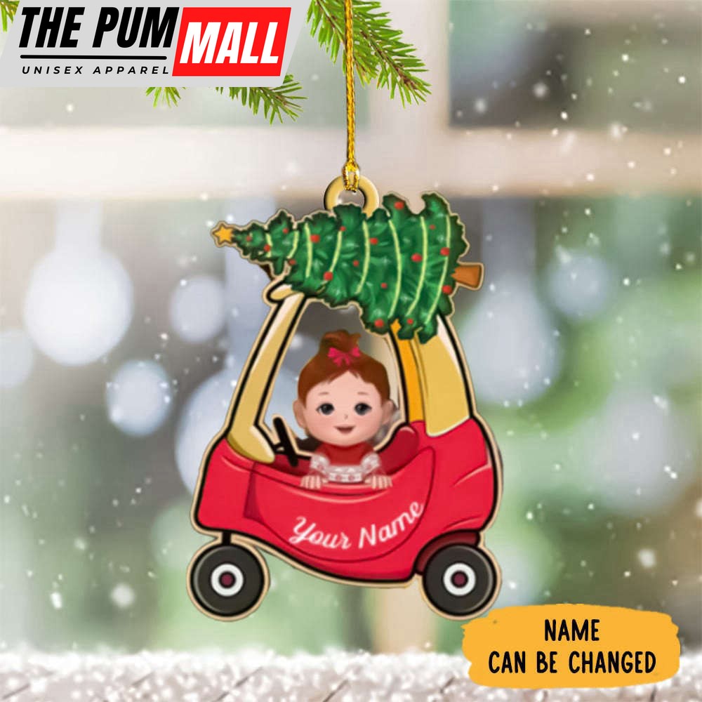Personalized Babys First Christmas Ornament Babys 1St Christmas Ornament Baby In Christmas Car Limited Edition