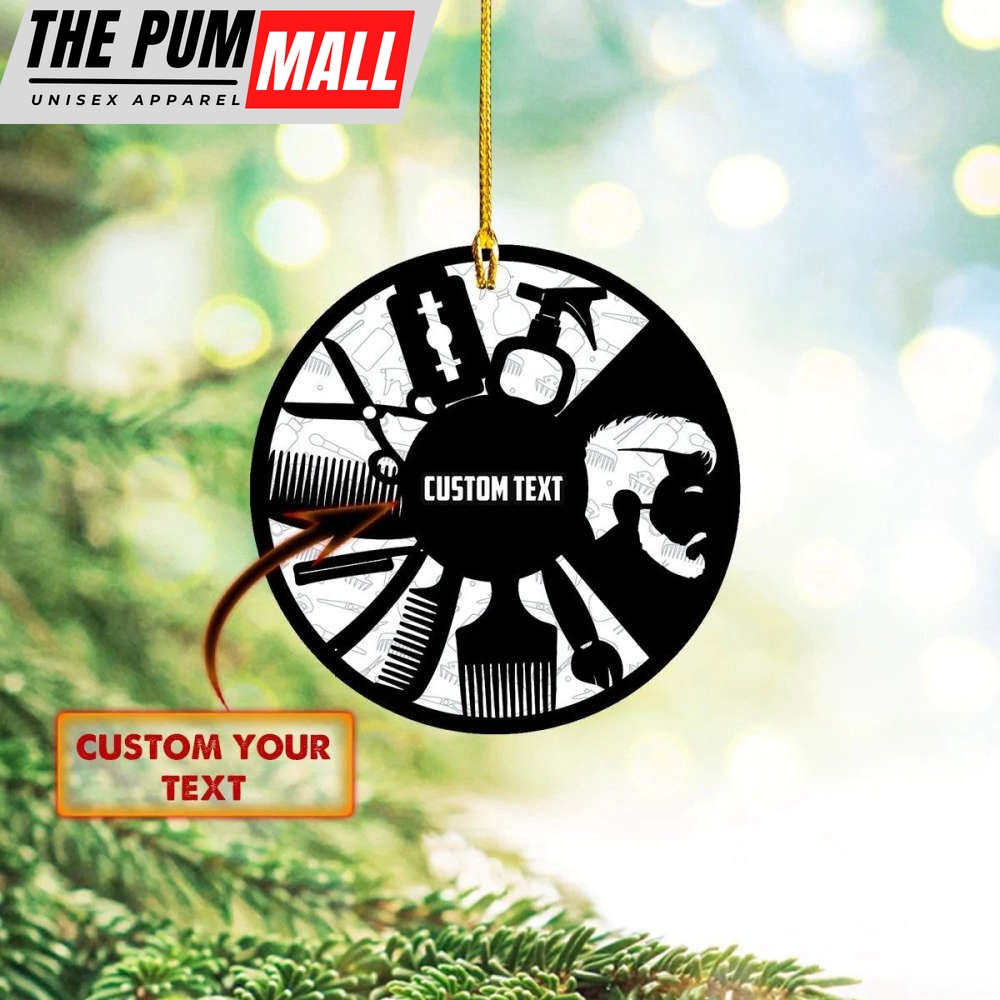 Personalized Barber Ornament 2023 Barber Christmas Ornaments Decoration Gifts Limited Edition