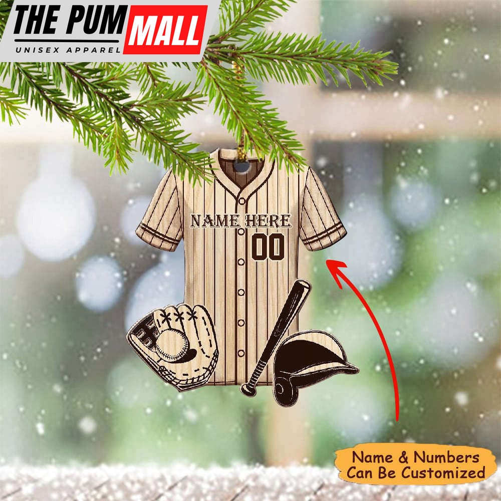 Personalized Baseball Ornament Baseball Christmas Tree Ornaments 2023 Sport Lovers Gifts Limited Edition