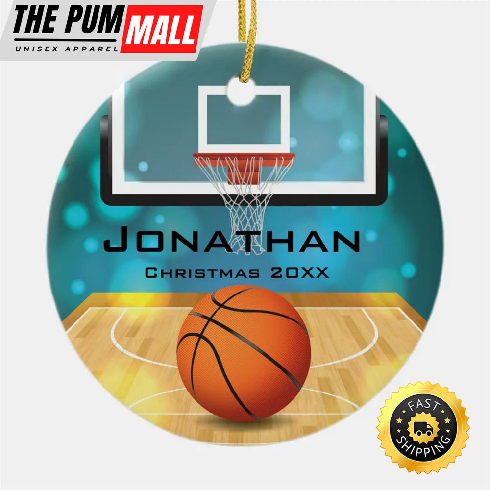 Personalized Basketball Ornament NBA Christmas Ornaments Limited Edition