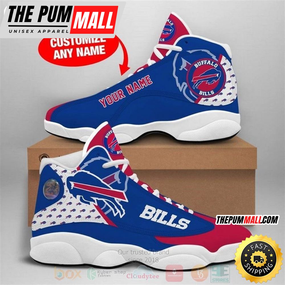 Personalized Buffalo Bills Nfl Team Custom Air Jd 13 Shoes
