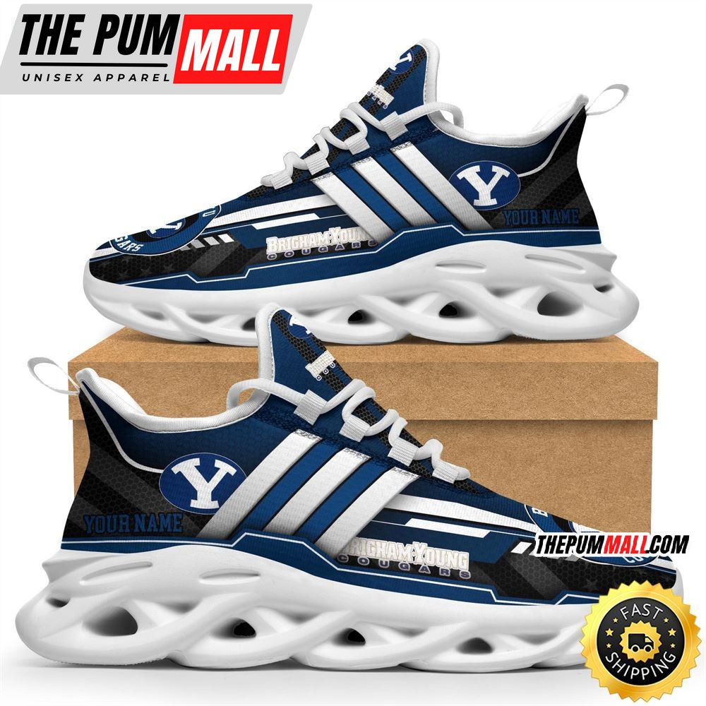 Personalized BYU Cougars Max Soul Shoes Sneakers Elevate Your Every Step