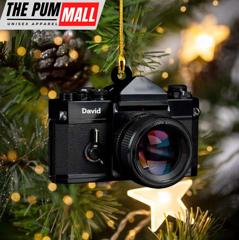 Personalized Camera Ornament Custom Shaped Acrylic Camera Ornament for Camera men Limited Edition