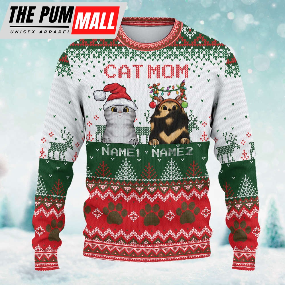 personalized-cat-mom-cat-dad-ugly-christmas-sweater-wool-sweatshirt-gift-for-cat-6ujhfph9 Personalized Cat Mom Cat Dad Ugly Christmas Sweater Wool Sweatshirt Gift For Cat Lovers
