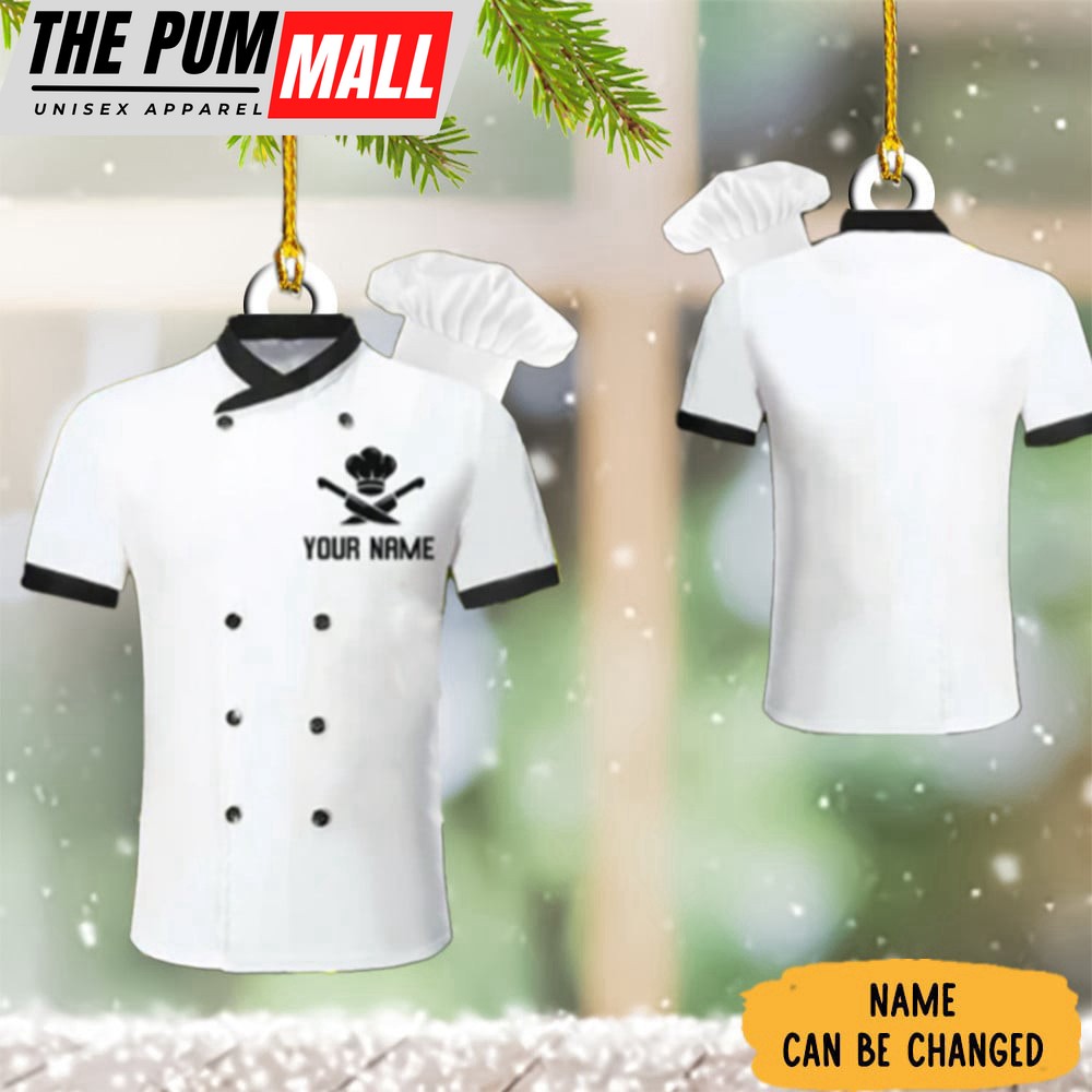 Personalized Chef Christmas Ornament Chef Christmas Tree Ornaments 2023 Limited Edition