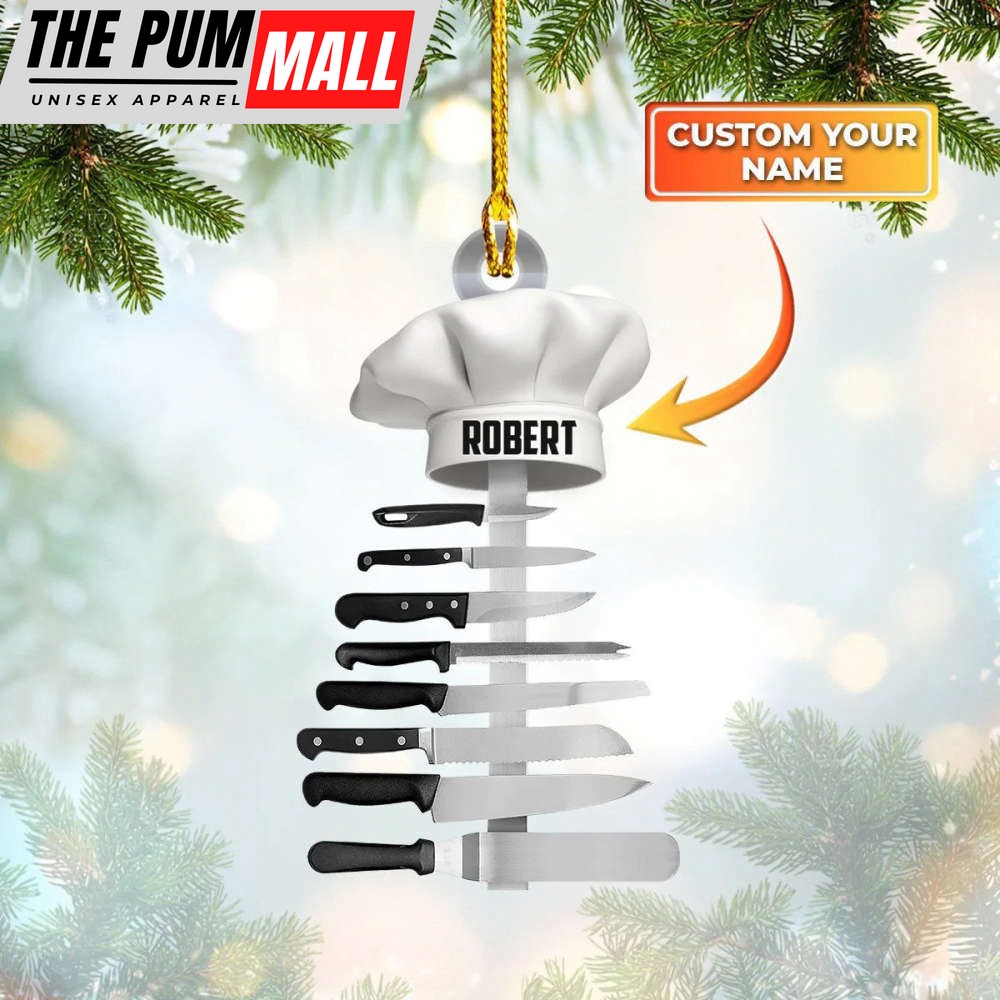 Personalized Chef Ornament 2023 Chef’s Hat Christmas Ornament Gifts Limited Edition