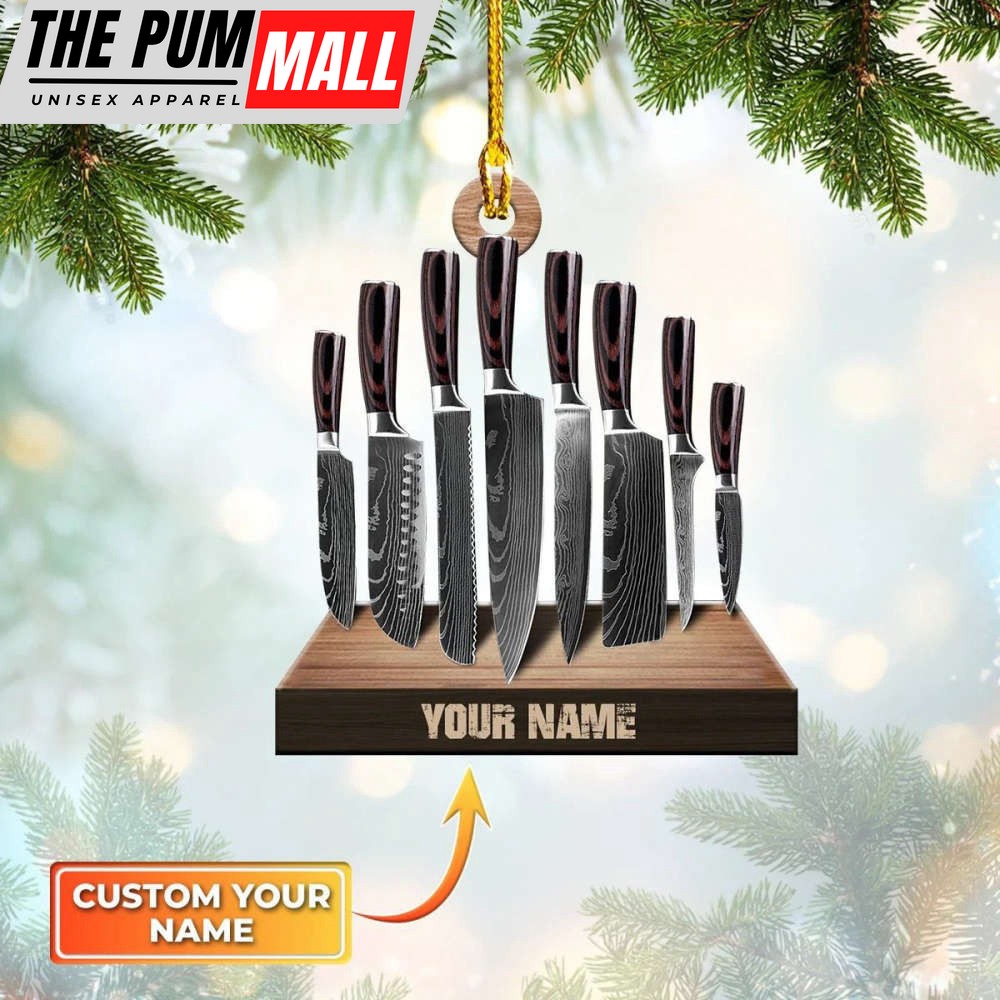 Personalized Chef Ornament Chef Christmas Tree Ornaments Presents Limited Edition