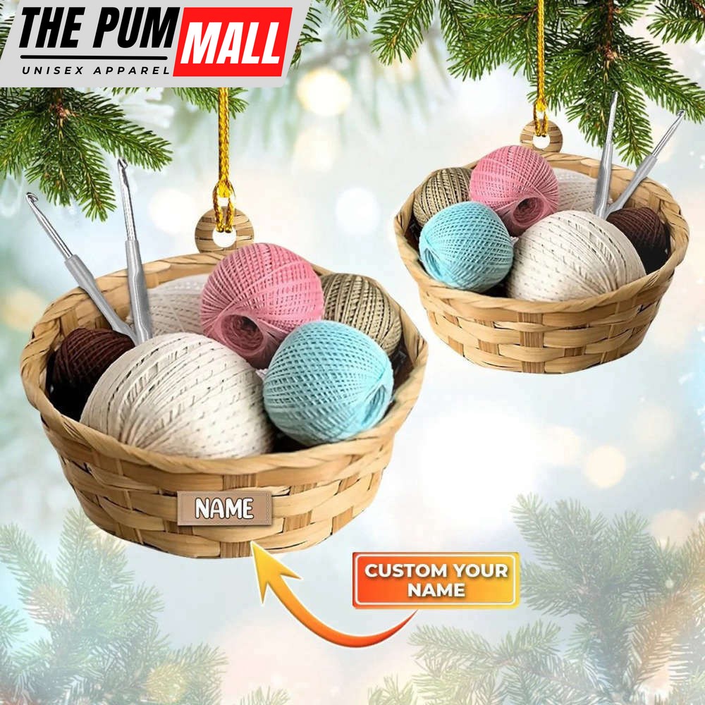 Personalized Crochet Ornament Crochet Christmas Tree Ornaments For 2023 Limited Edition