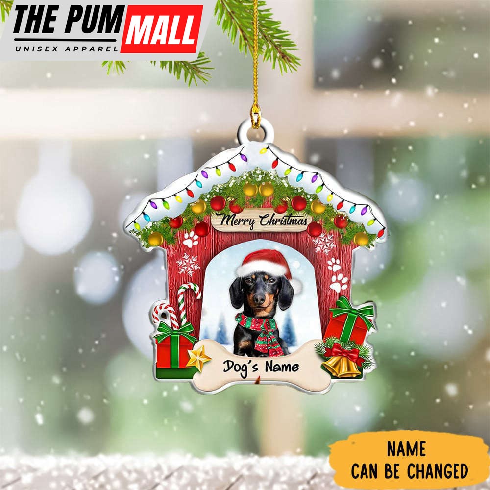 Personalized Dachshund Ornament Dachshund Christmas Ornaments Pet Lovers Gift Limited Edition
