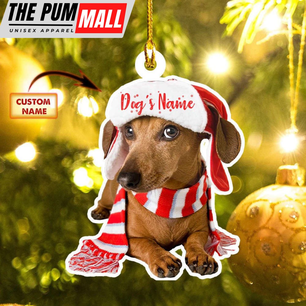 Personalized Dachshund Ornament Dachshund Christmas Tree Ornaments Limited Edition