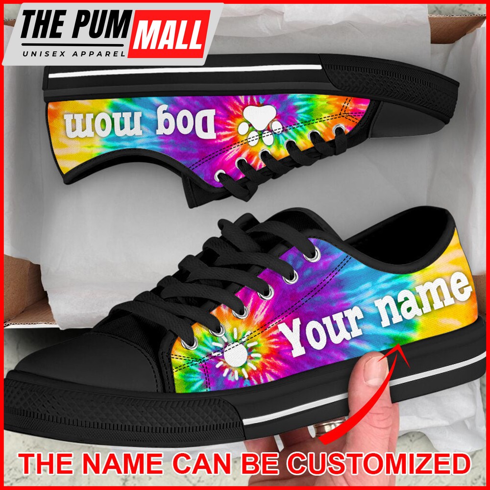 personalized-dog-mom-bekind-tie-dye-low-top-sneaker-sneaker-for-dog-walking-0pwsp1ha Personalized Dog Mom Bekind Tie Dye Low Top Sneaker – Sneaker For Dog Walking – Best Shoes For Dog Lover