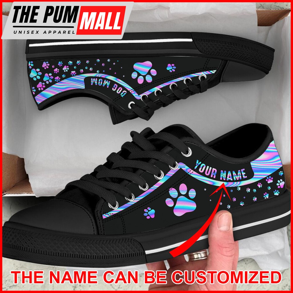 personalized-dog-mom-holographic-background-low-top-sneaker-sneaker-for-dog-wa-flq9jaf7 Personalized Dog Mom Holographic Background Low Top Sneaker – Sneaker For Dog Walking – Best Shoes For Dog Lover Malalan