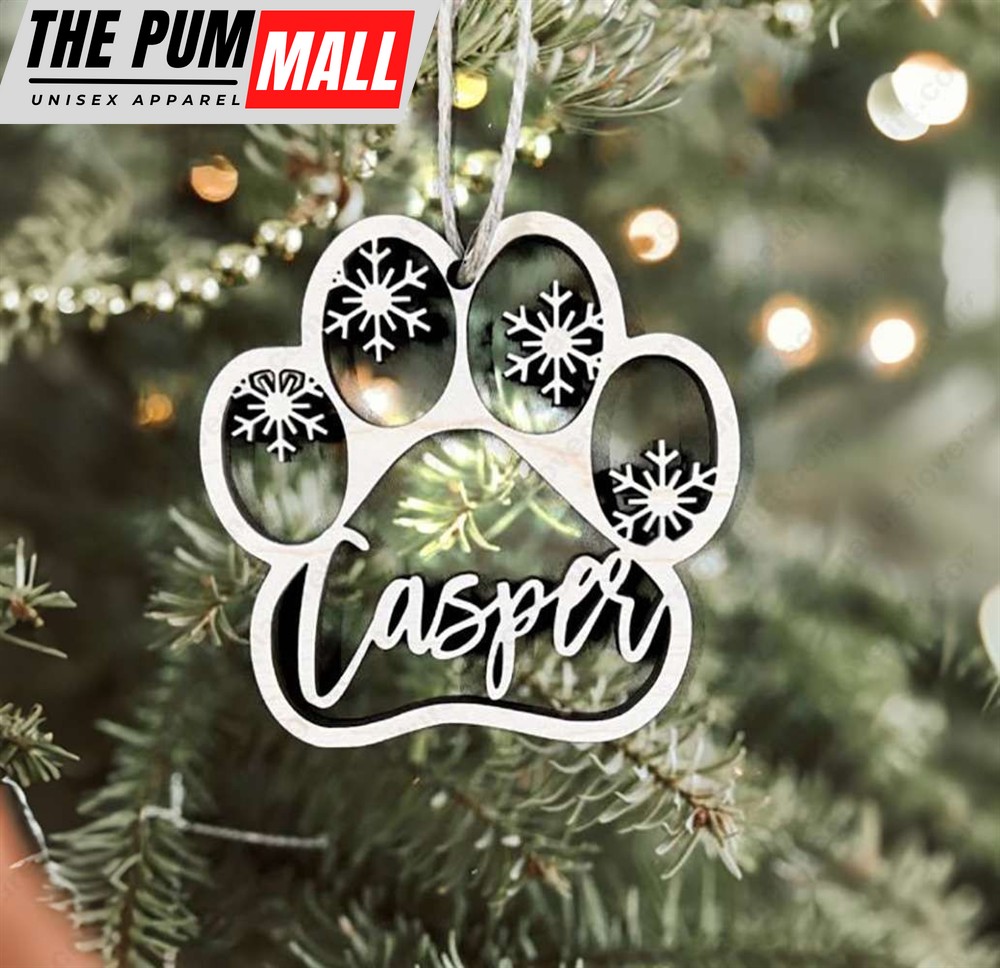 Personalized Dog Ornament Custom Pet Ornaments Christmas Gift for Dogs Lover Limited Edition