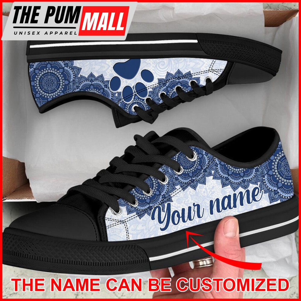 personalized-dog-paw-custom-mandala-luxury-low-top-sneaker-sneaker-for-dog-wal-dr0gi8gj Personalized Dog Paw Custom Mandala Luxury Low Top Sneaker – Sneaker For Dog Walking – Best Shoes For Dog Mom
