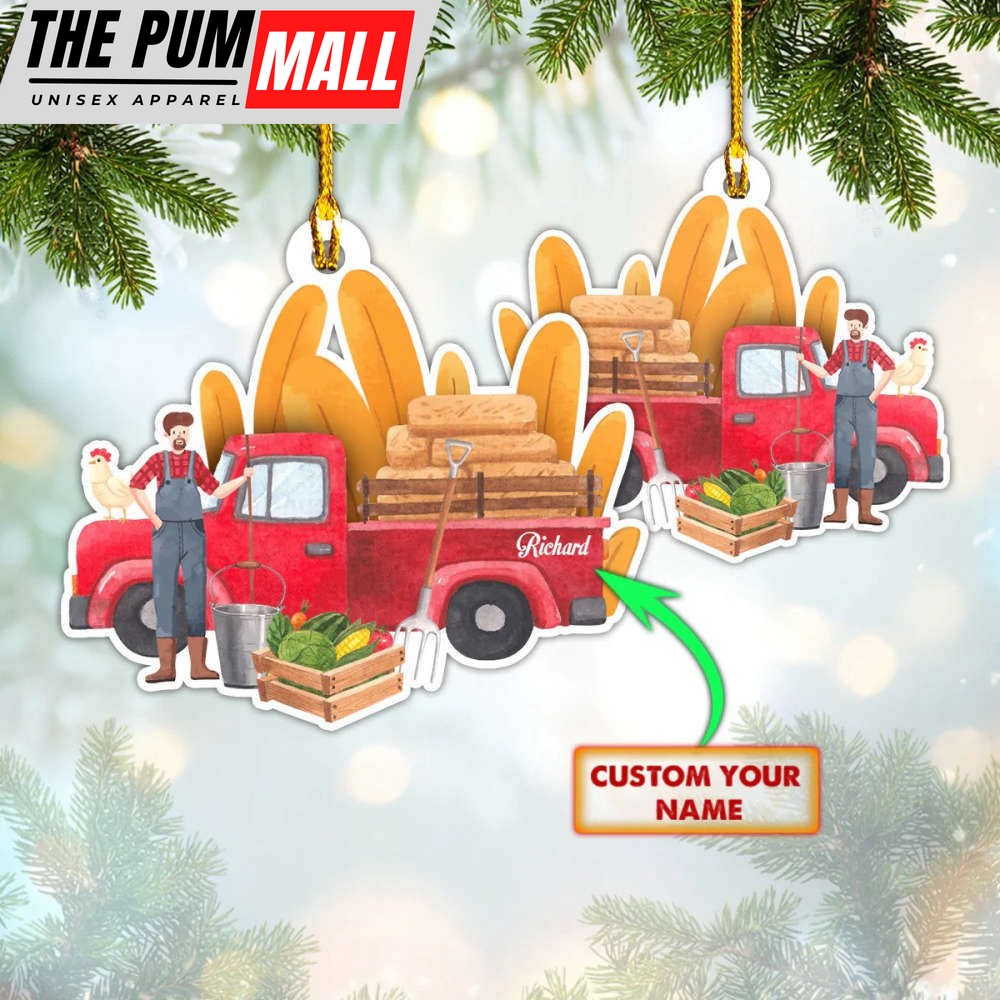 Personalized Farm Christmas Ornament Farm Truck Christmas Ornament 2023 Limited Edition