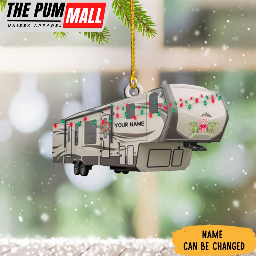 Personalized Fifth Wheel Camper Ornament Fifth Wheel Christmas Ornament 2023 Limited Edition