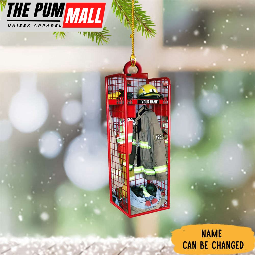 Personalized Firefighter Ornament Fireman Christmas Ornament Xmas Tree Decorations Limited Edition