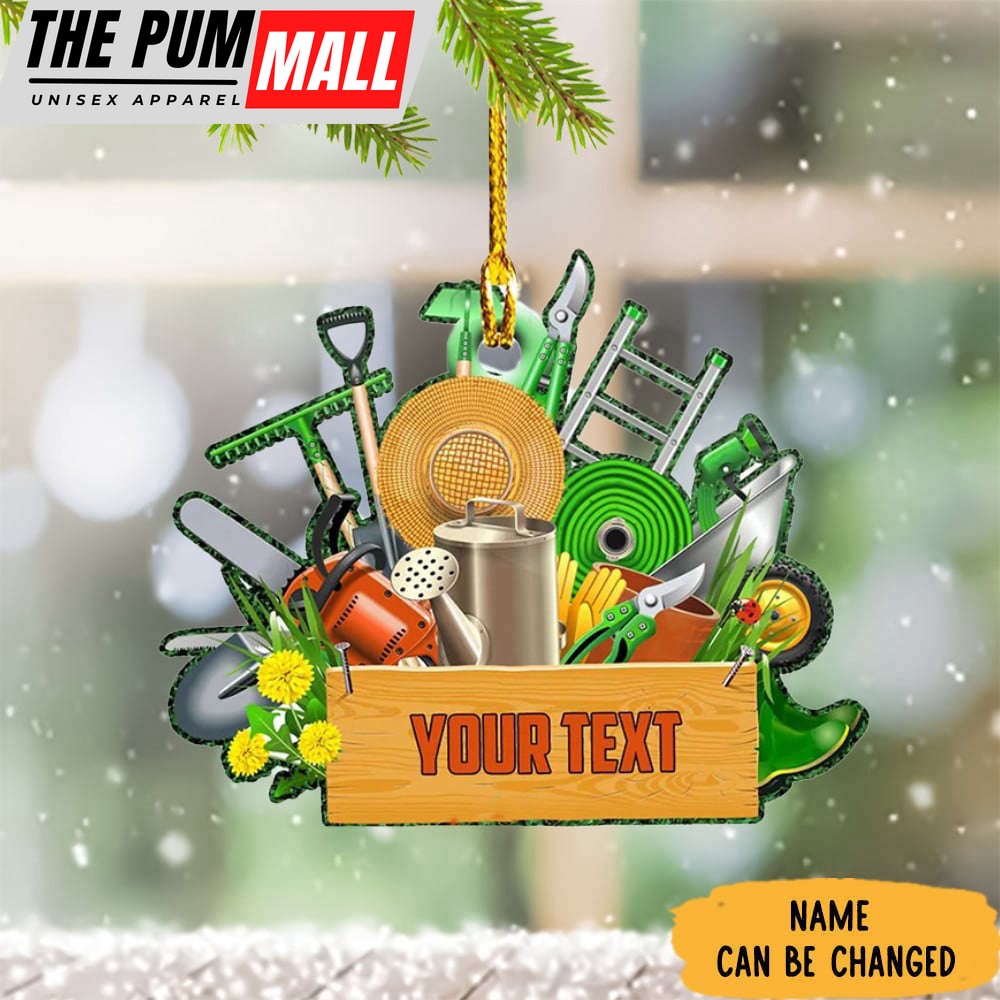 Personalized Garden Ornament Garden Christmas Ornament Gift For Gardener Limited Edition