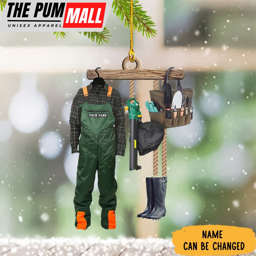 Personalized Gardener Ornament Gardener Christmas Ornament 2023 Limited Edition