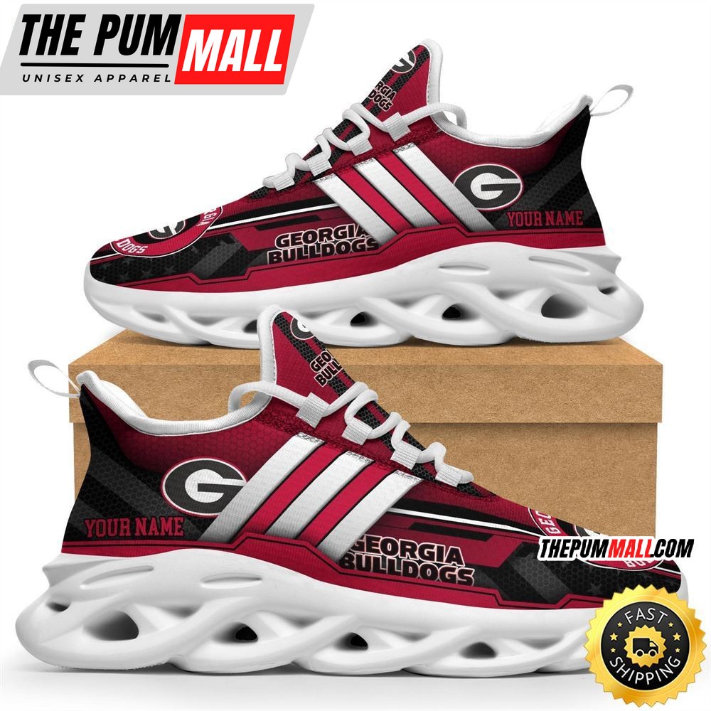 Personalized Georgia Bulldogs Max Soul Shoes Sneakers Elevate Your Every Step