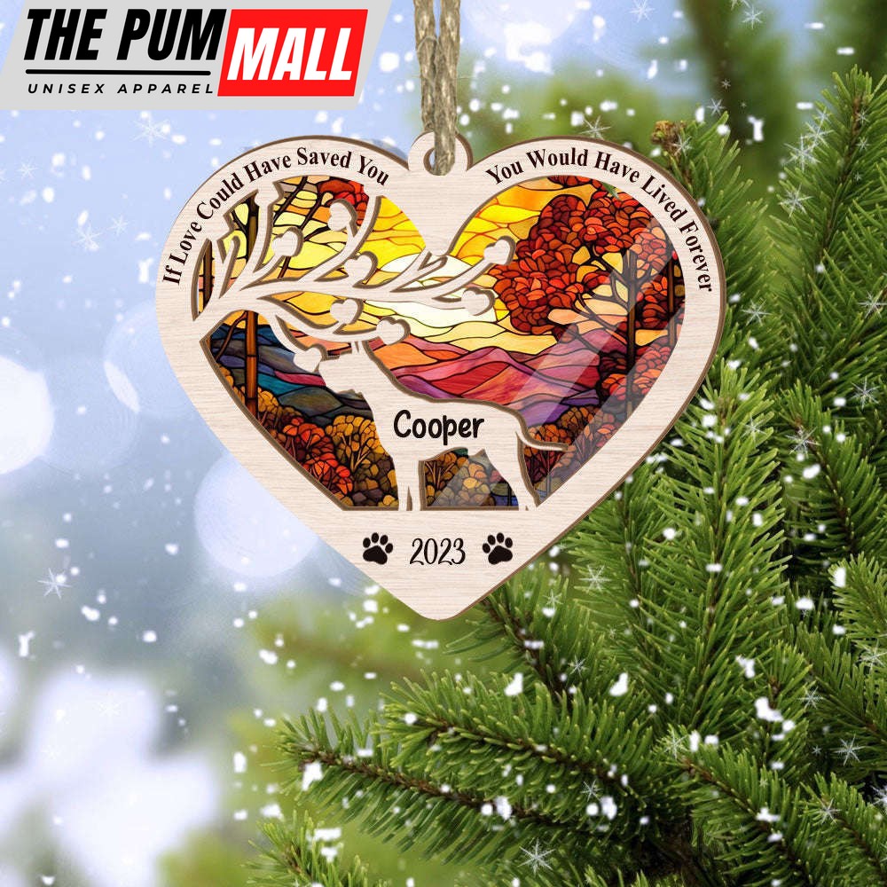 Personalized Great Dane Suncatcher Ornament Dog Memorial Ornament Personalized And Year Lost Dog Gift Limited Edition