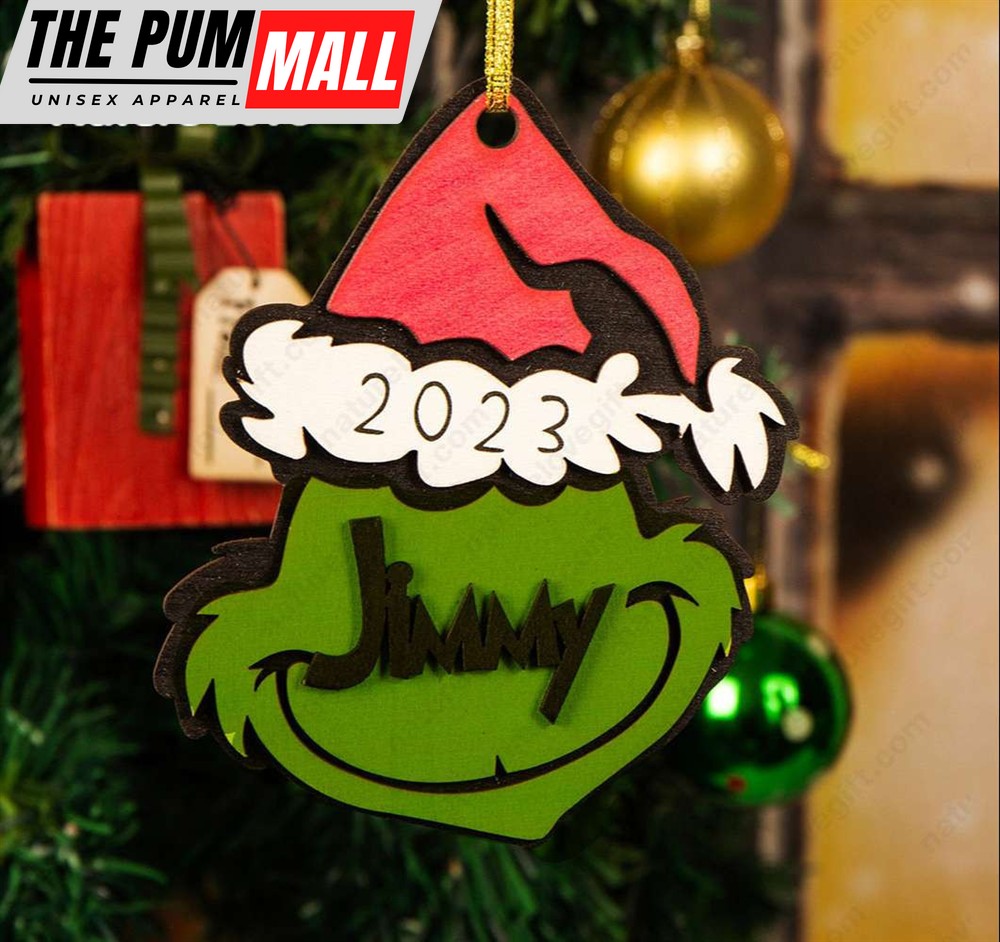 Personalized Grinch Ornament Christmas Family Ornaments With Name Xmas Gift Limited Edition