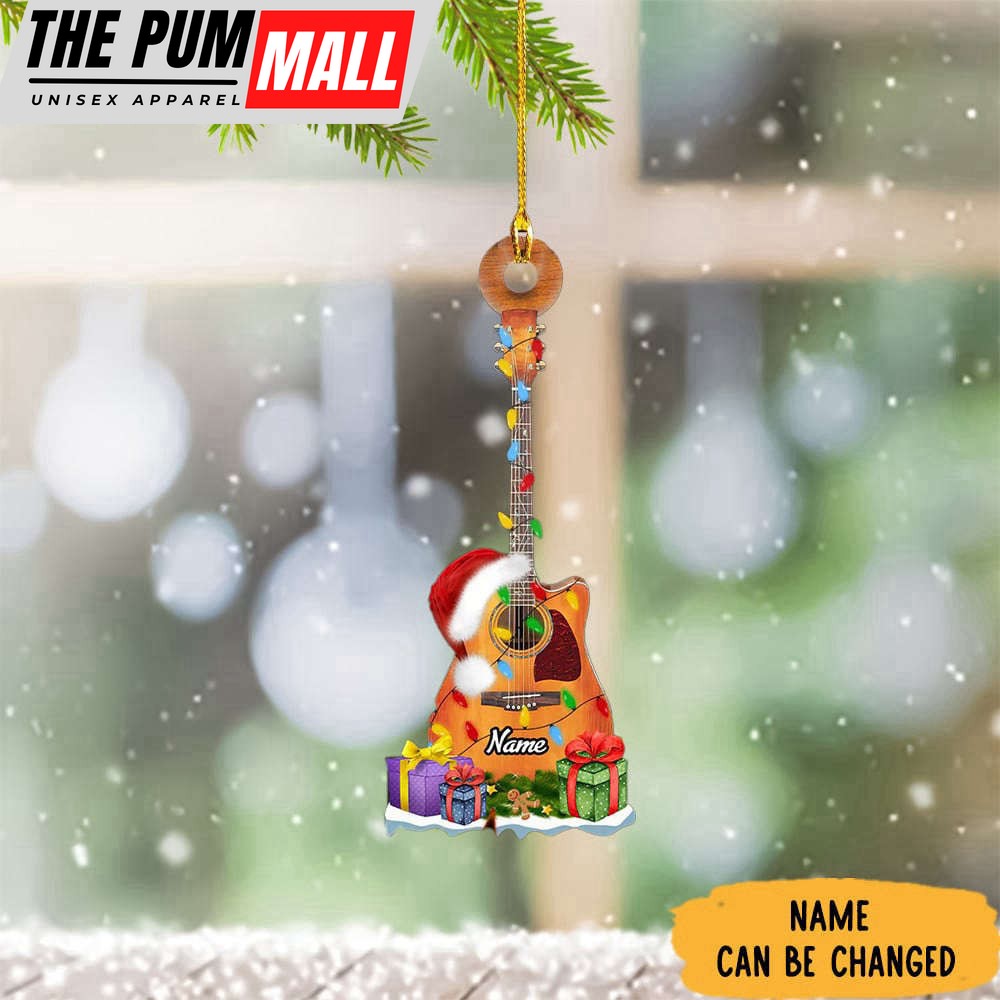 Personalized Guitar Christmas Ornament Christmas Guitar Ornament 2023 Limited Edition