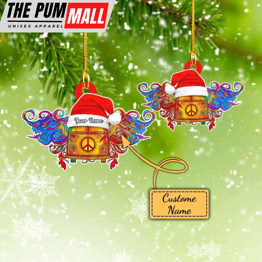 Personalized Hippie Van Ornament Hippie Van Christmas Ornament 2023 Limited Edition