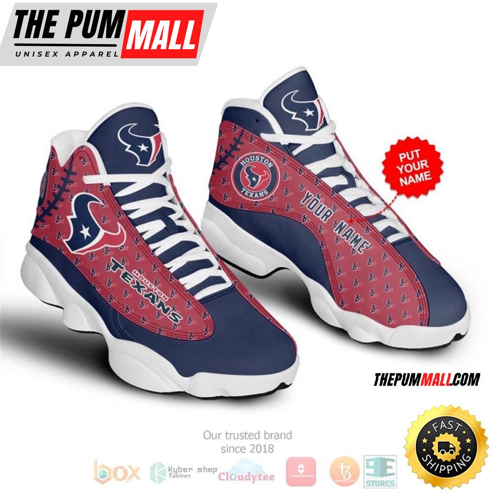 Personalized Houston Texans Nfl Football Team Custom Air Jd 13 Shoes