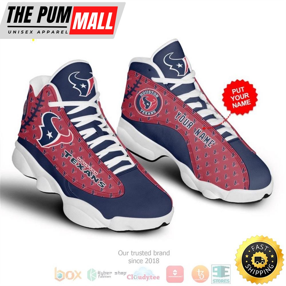 Personalized Houston Texans Nfl Football Team Custom Air Jd 13 Shoes