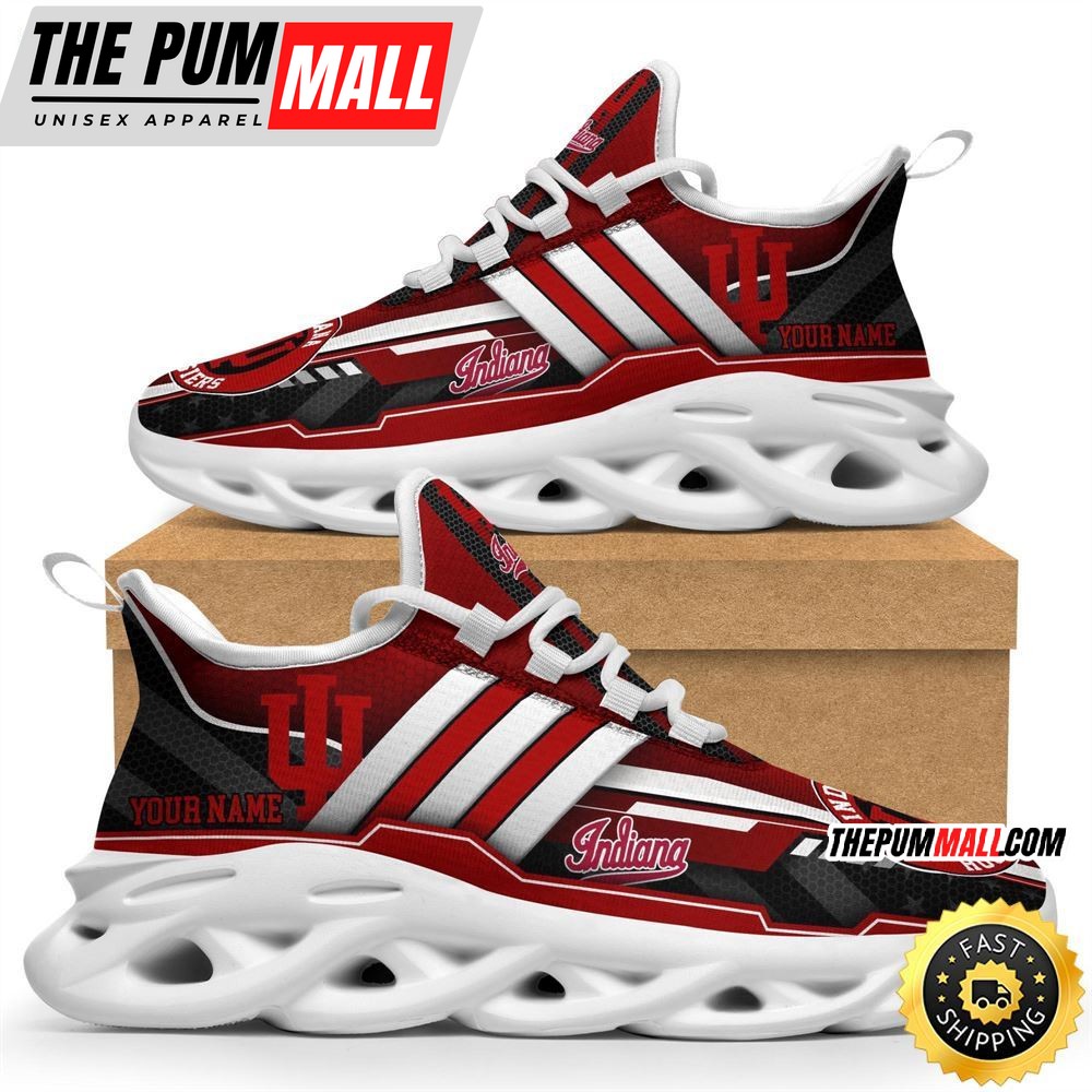 Personalized Indiana Hoosiers Max Soul Shoes Sneakers Elevate Your Every Step