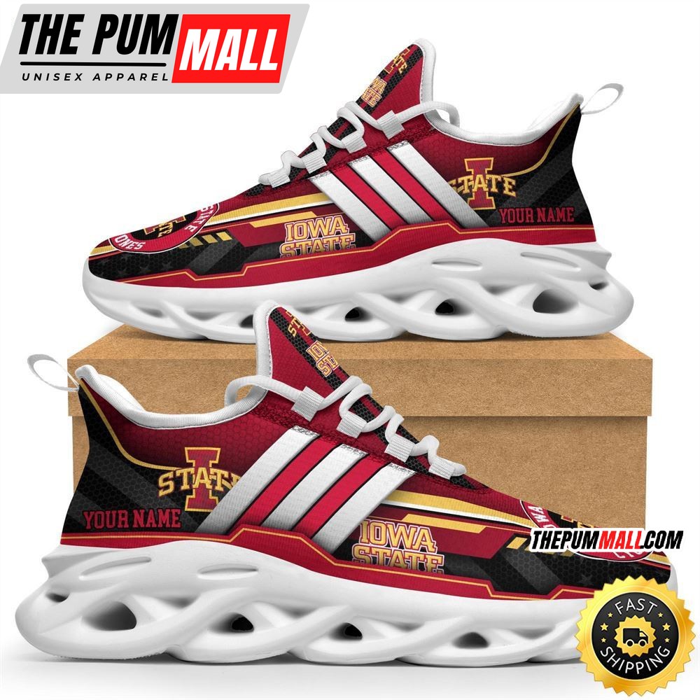 Personalized Iowa State Cyclones Max Soul Shoes Sneakers Elevate Your Every Step