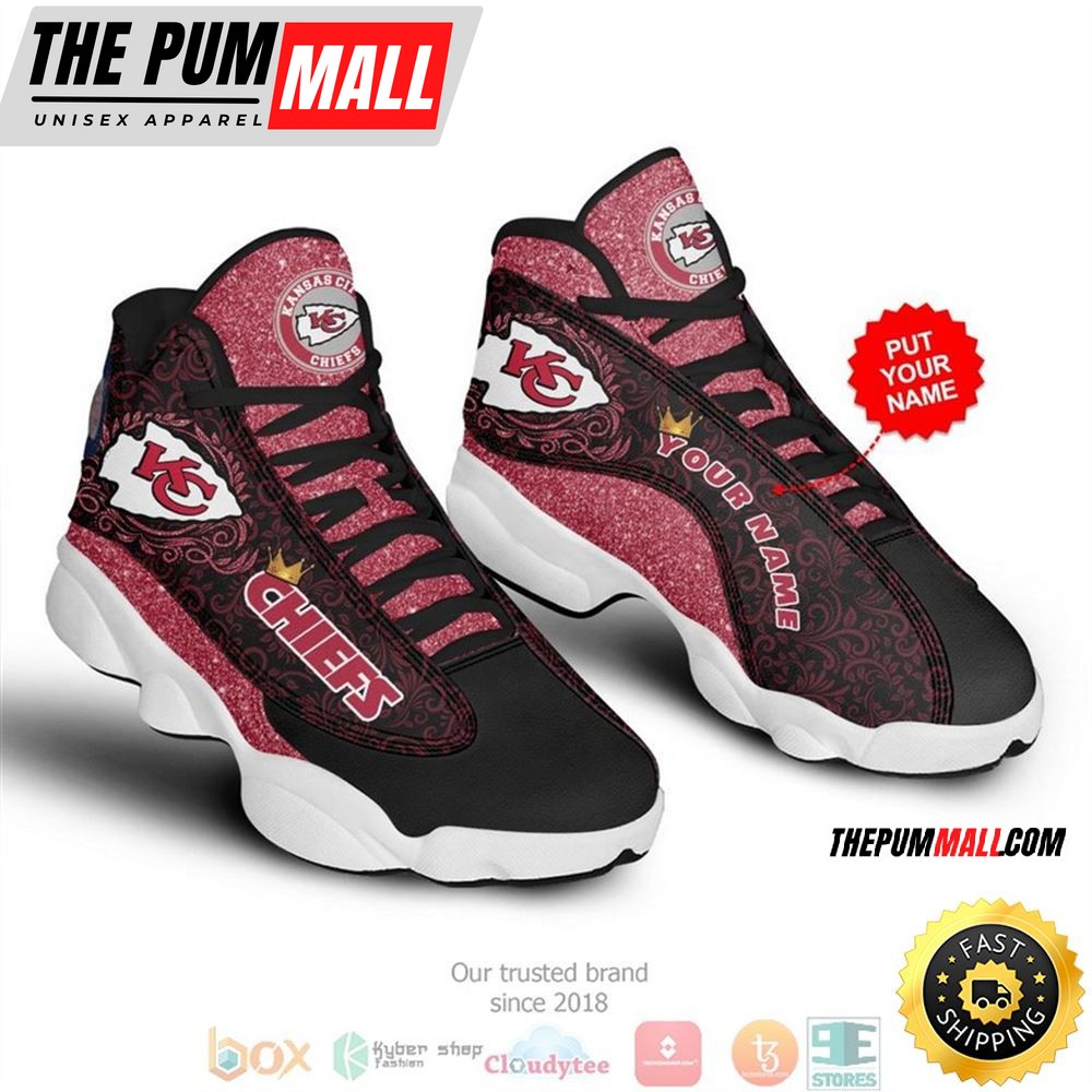 Personalized Kansas City Chiefs Nfl 4 Football Air Jd 13 Sneaker Shoes