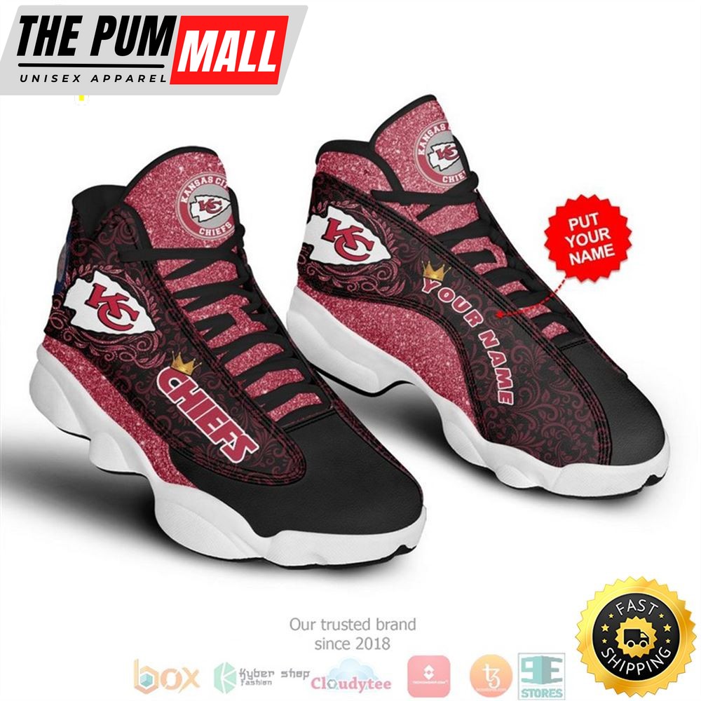 Personalized Kansas City Chiefs Nfl 4 Football Air Jd 13 Sneaker Shoes