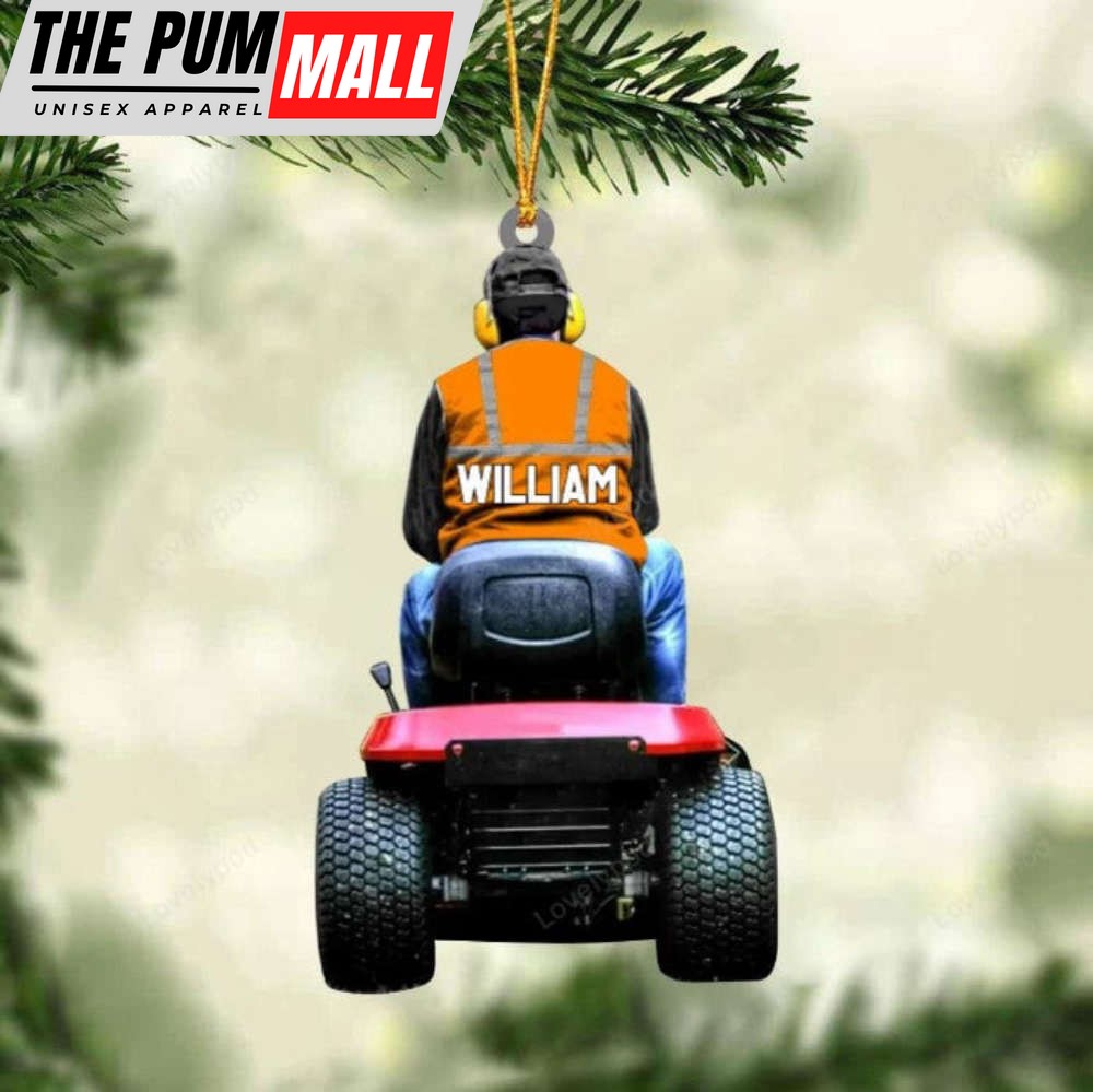 Personalized Lawn Mower Christmas Ornament, Christmas decor Limited Edition