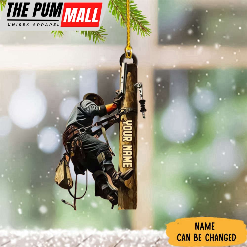 Personalized Lineman Christmas Ornament Xmas Tree Decorations Gifts For Lineman Limited Edition