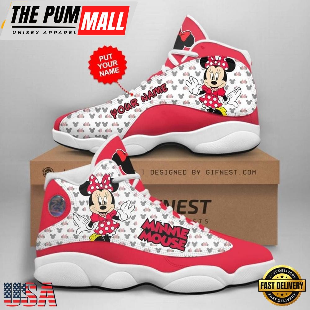 Personalized – Minnie Mouse Custom Minnie Disney Ver2 Jd13 Sneaker Shoes