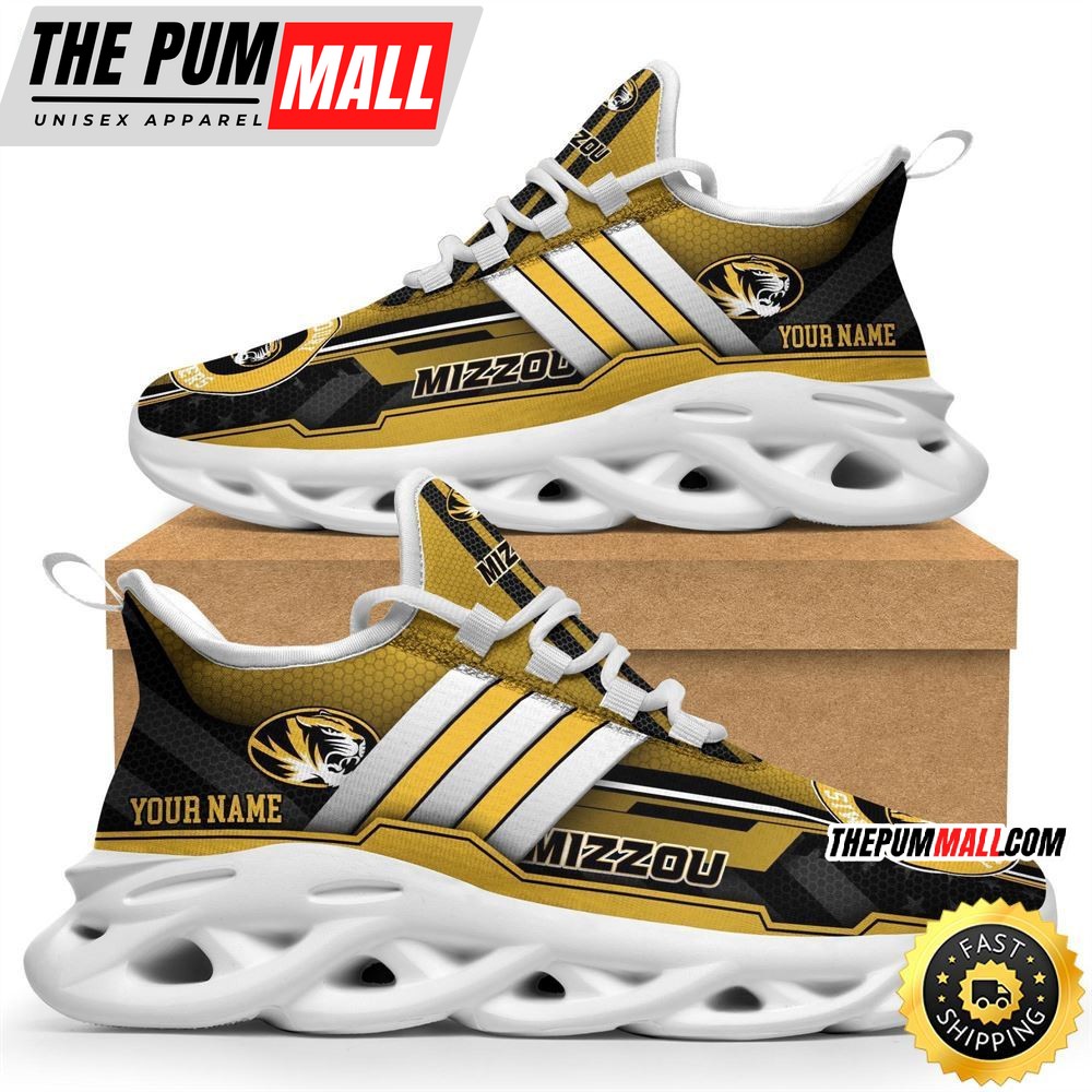 Personalized Missouri Tigers Max Soul Shoes Sneakers Elevate Your Every Step