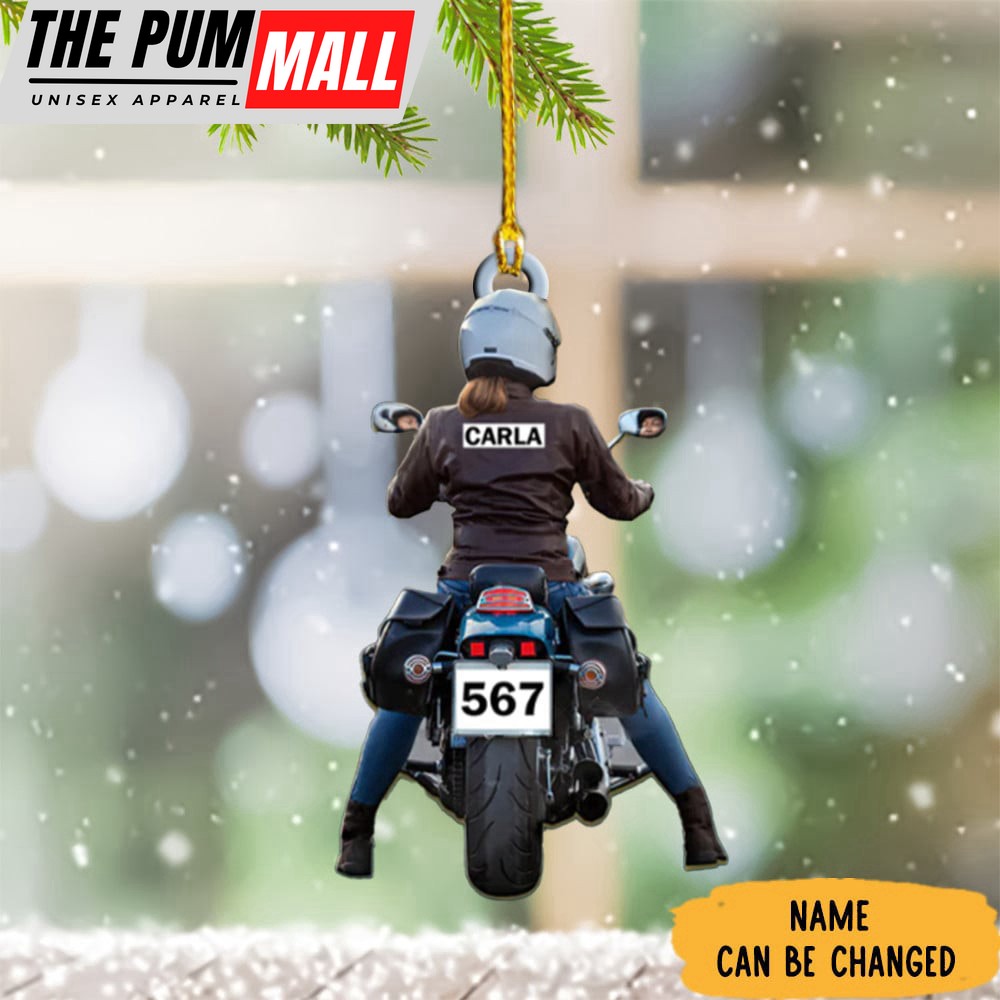 Personalized Motorcycle Ornament Motorcycle Christmas Ornament Gifts For Biker Limited Edition